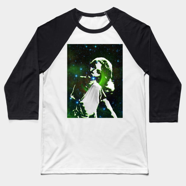 Lana Turner Space Starlet Baseball T-Shirt by asimplefool